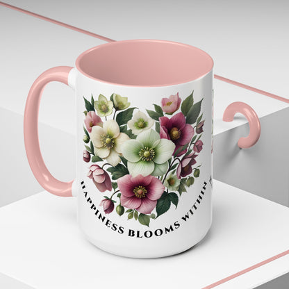 Happiness Blooms Within Mug