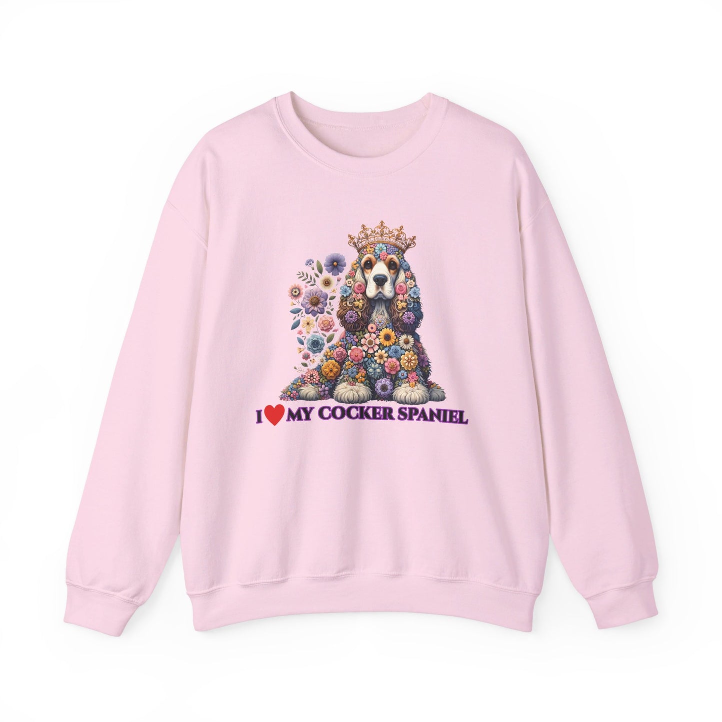 I Love My Cocker Spaniel Sweatshirt