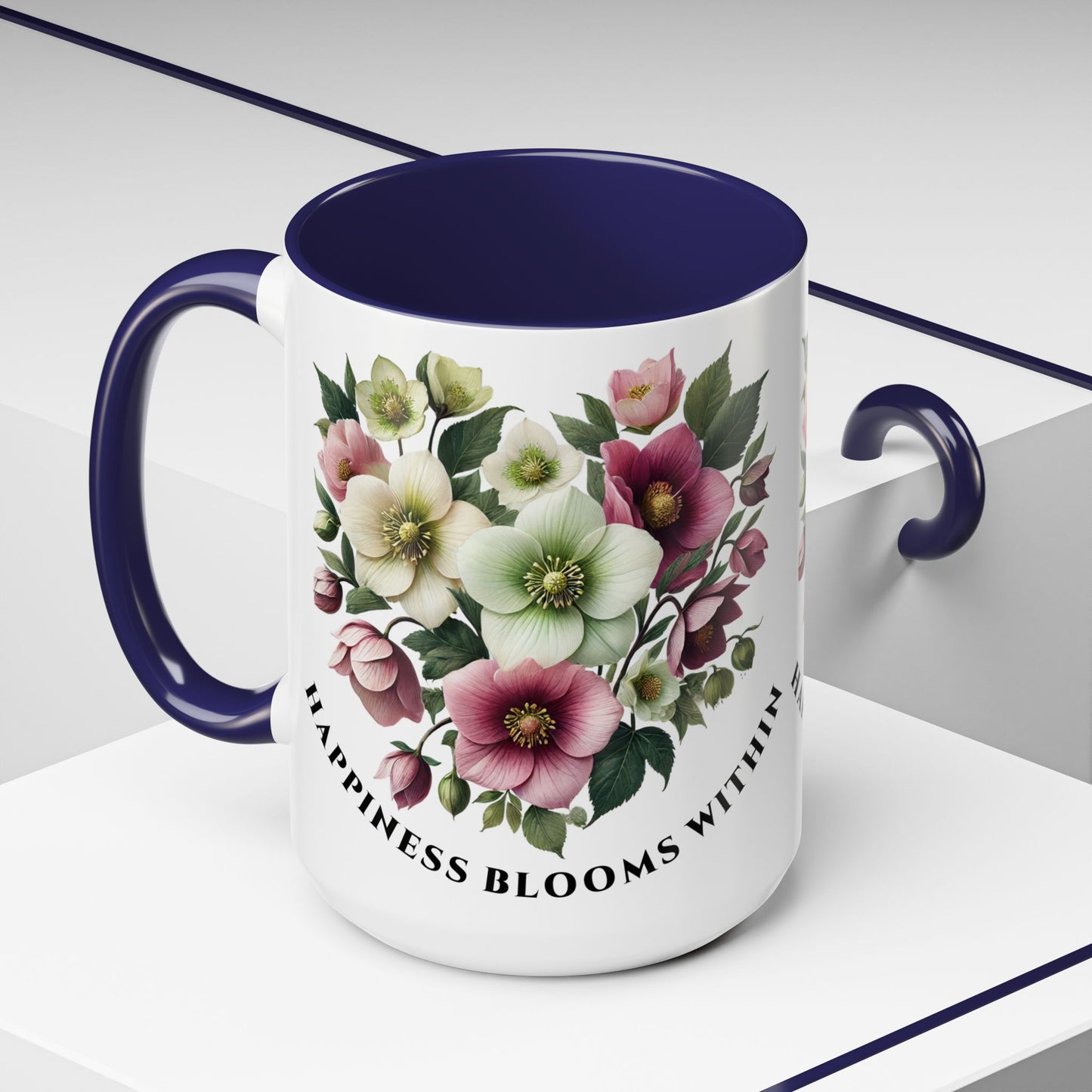 Happiness Blooms Within Mug