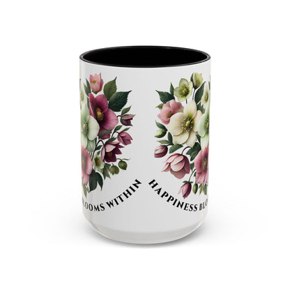 Happiness Blooms Within Mug