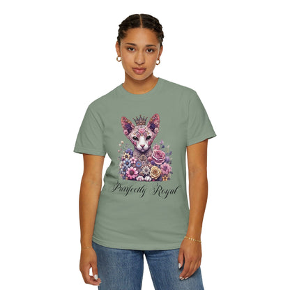 Purrfectly Royal Sphynx Cat Light T-shirt