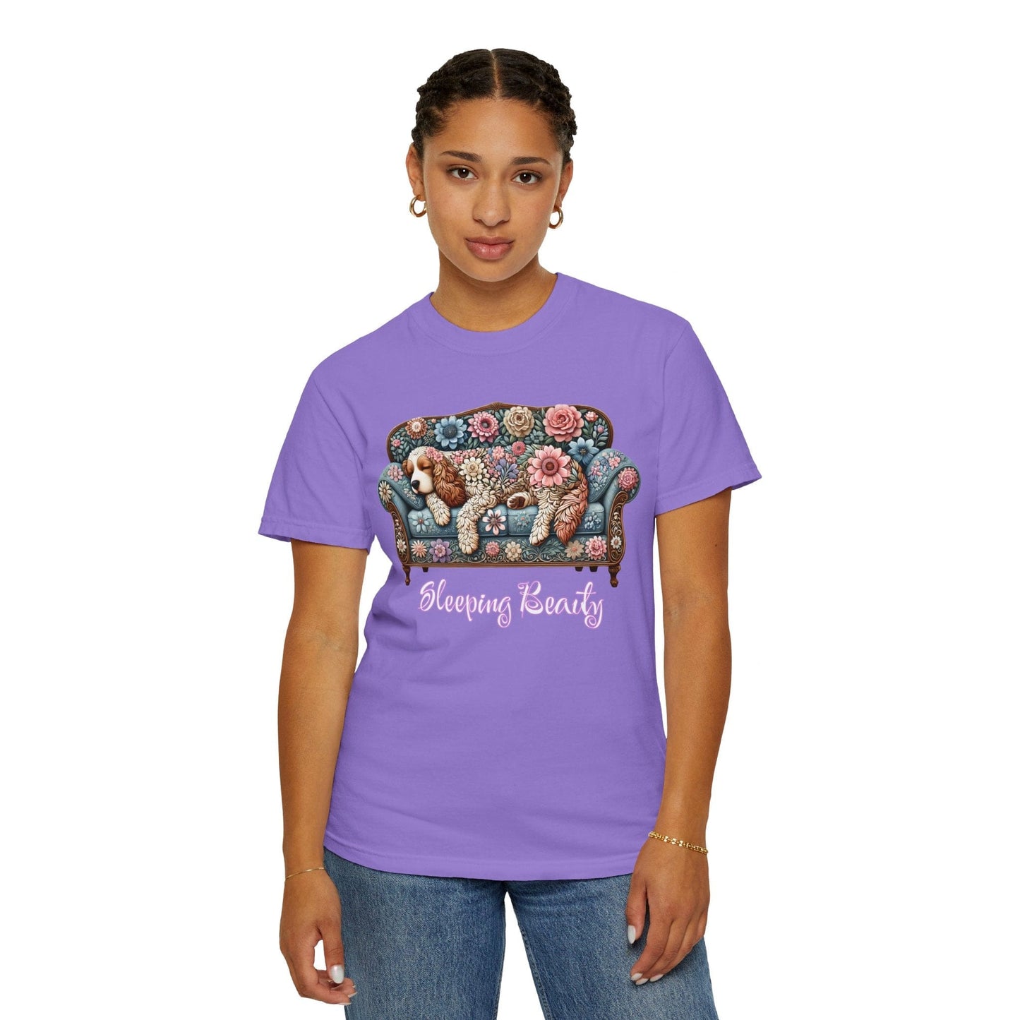 Cocker Spaniel Sleeping Beauty Dark T-shirt