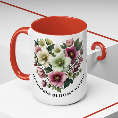 Happiness Blooms Within Mug