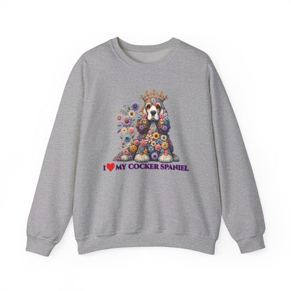 I Love My Cocker Spaniel Sweatshirt