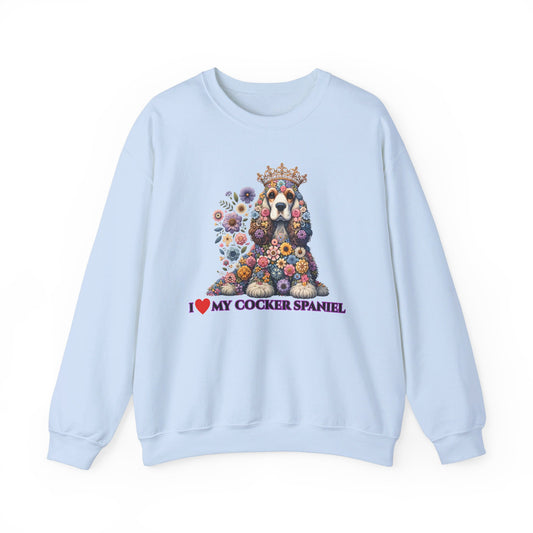 I Love My Cocker Spaniel Sweatshirt