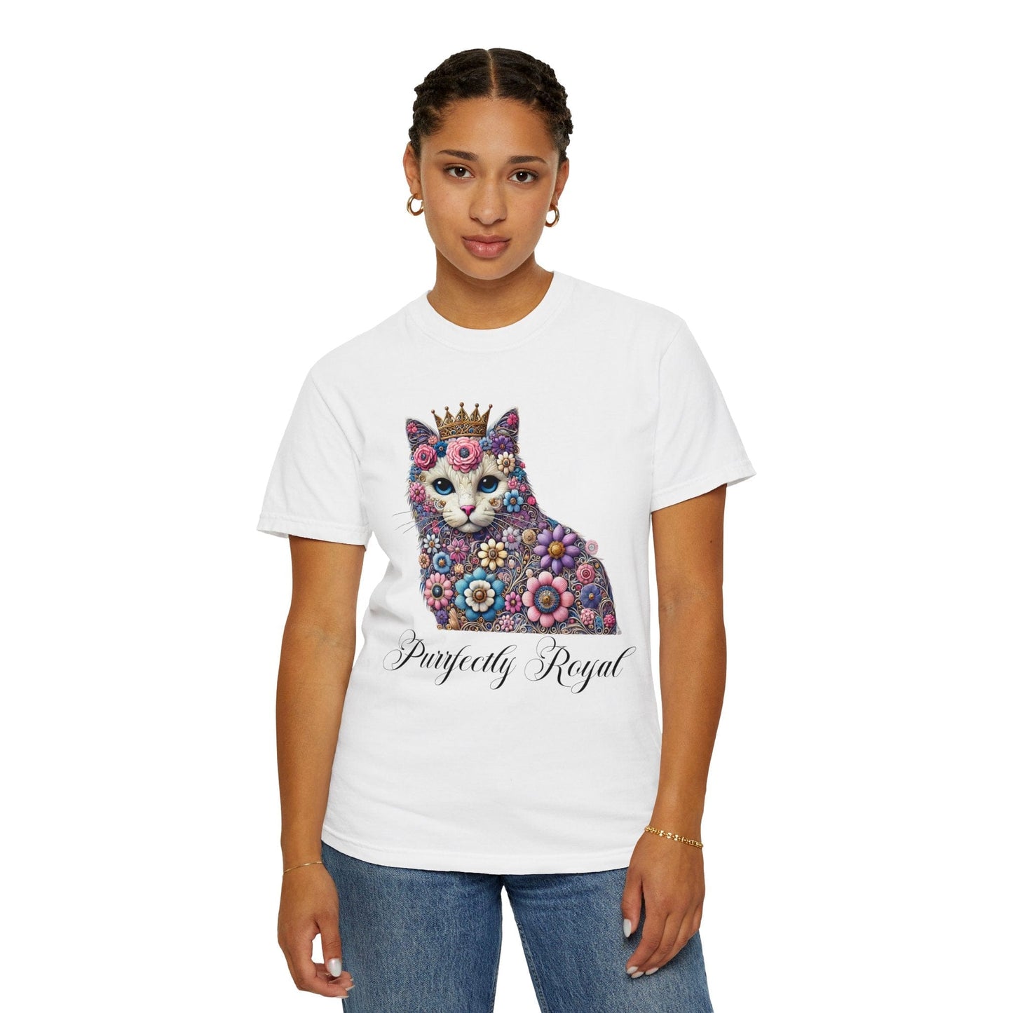 Purrfectly Royal Cat Light T-shirt