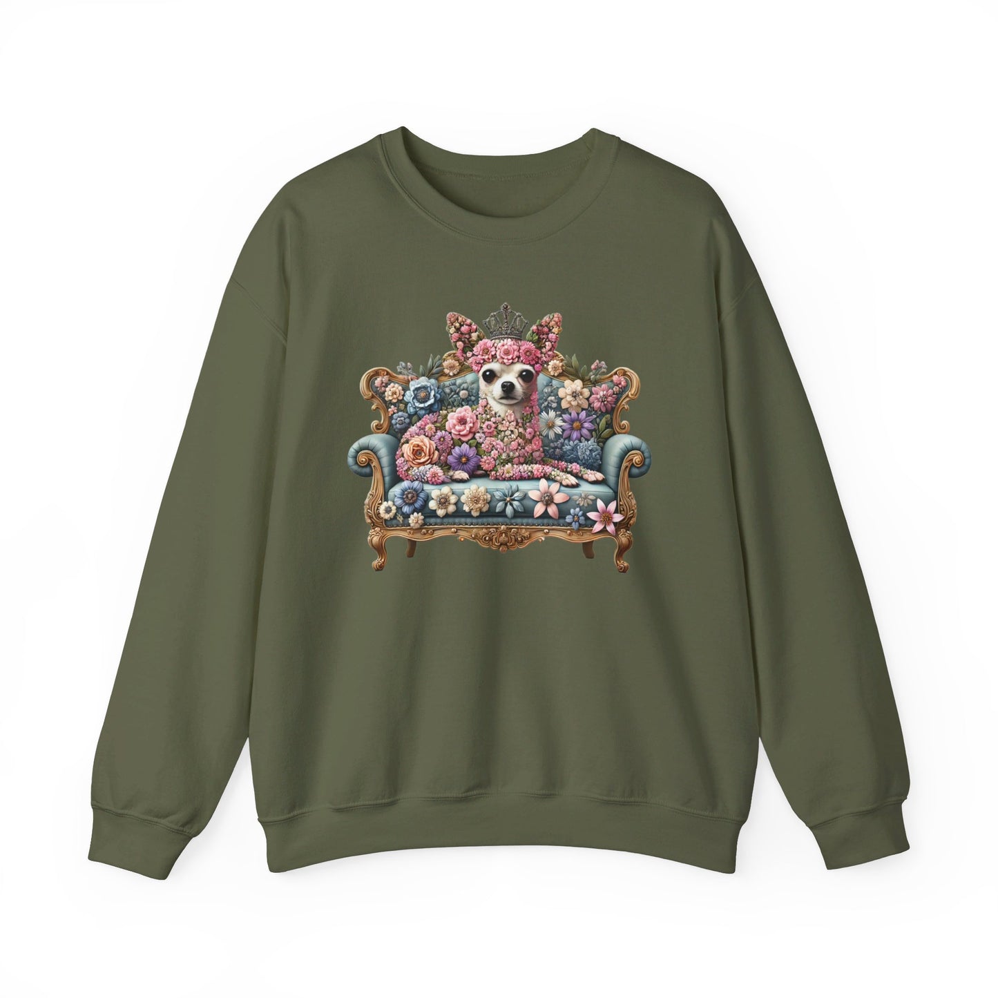 Chihuahua Princess Tea Cup Sweatshirt