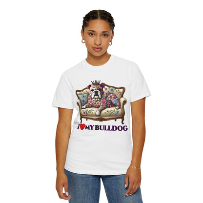 I Love My Bulldog Light T-shirt