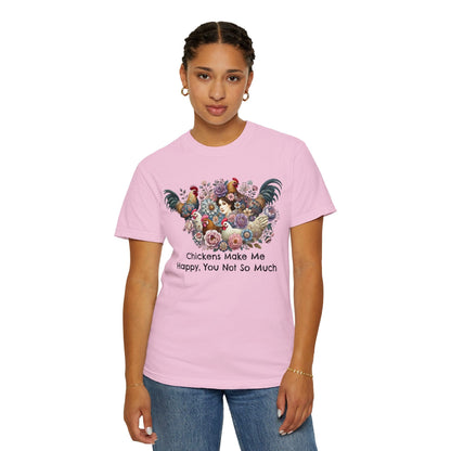 Chickens Make Me Happy Light T-shirt