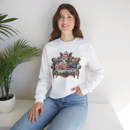 Chihuahua Princess Tea Cup Sweatshirt