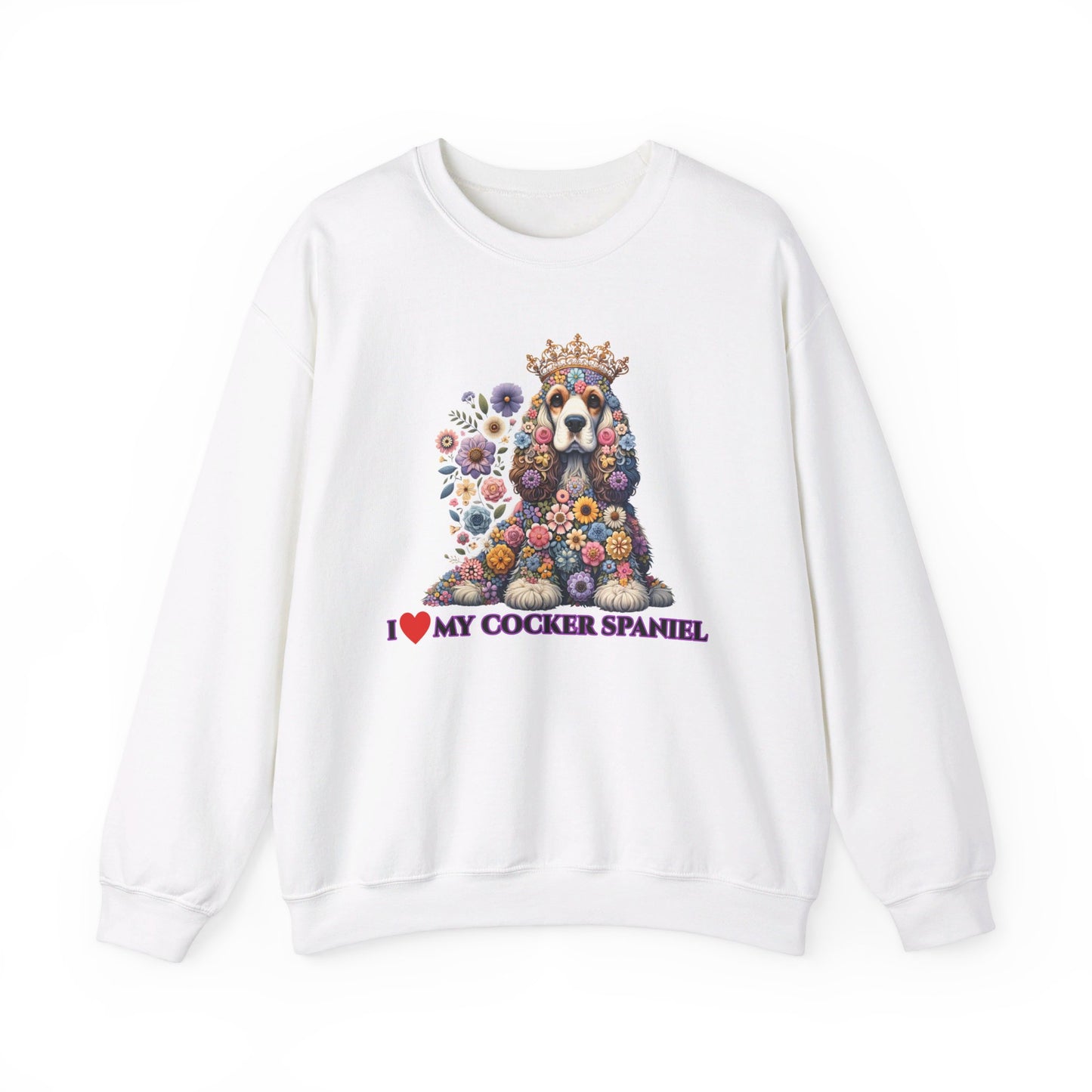 I Love My Cocker Spaniel Sweatshirt