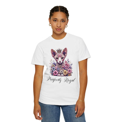 Purrfectly Royal Sphynx Cat Light T-shirt