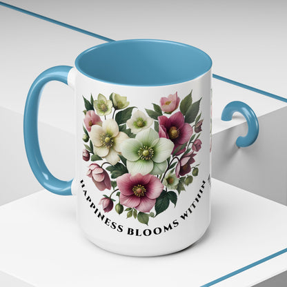 Happiness Blooms Within Mug