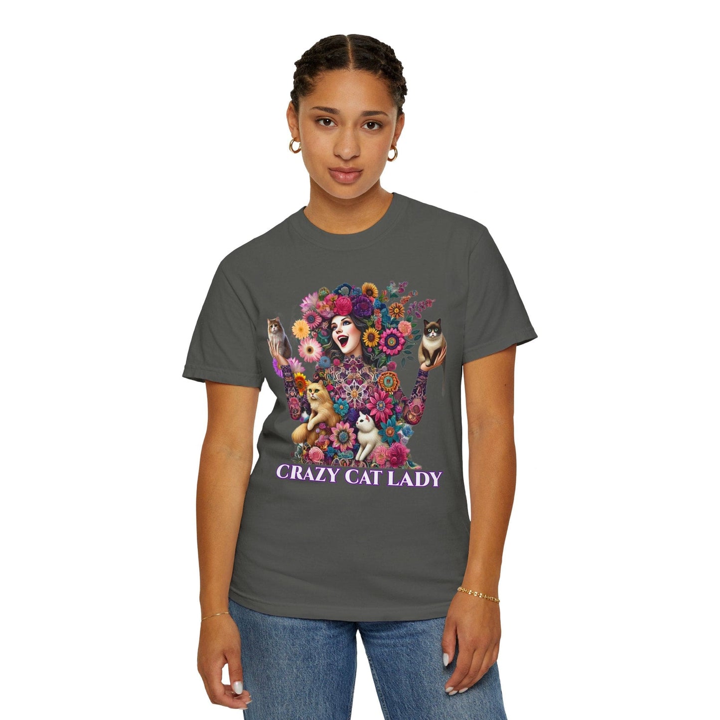 Crazy Cat Lady Dark T-shirt