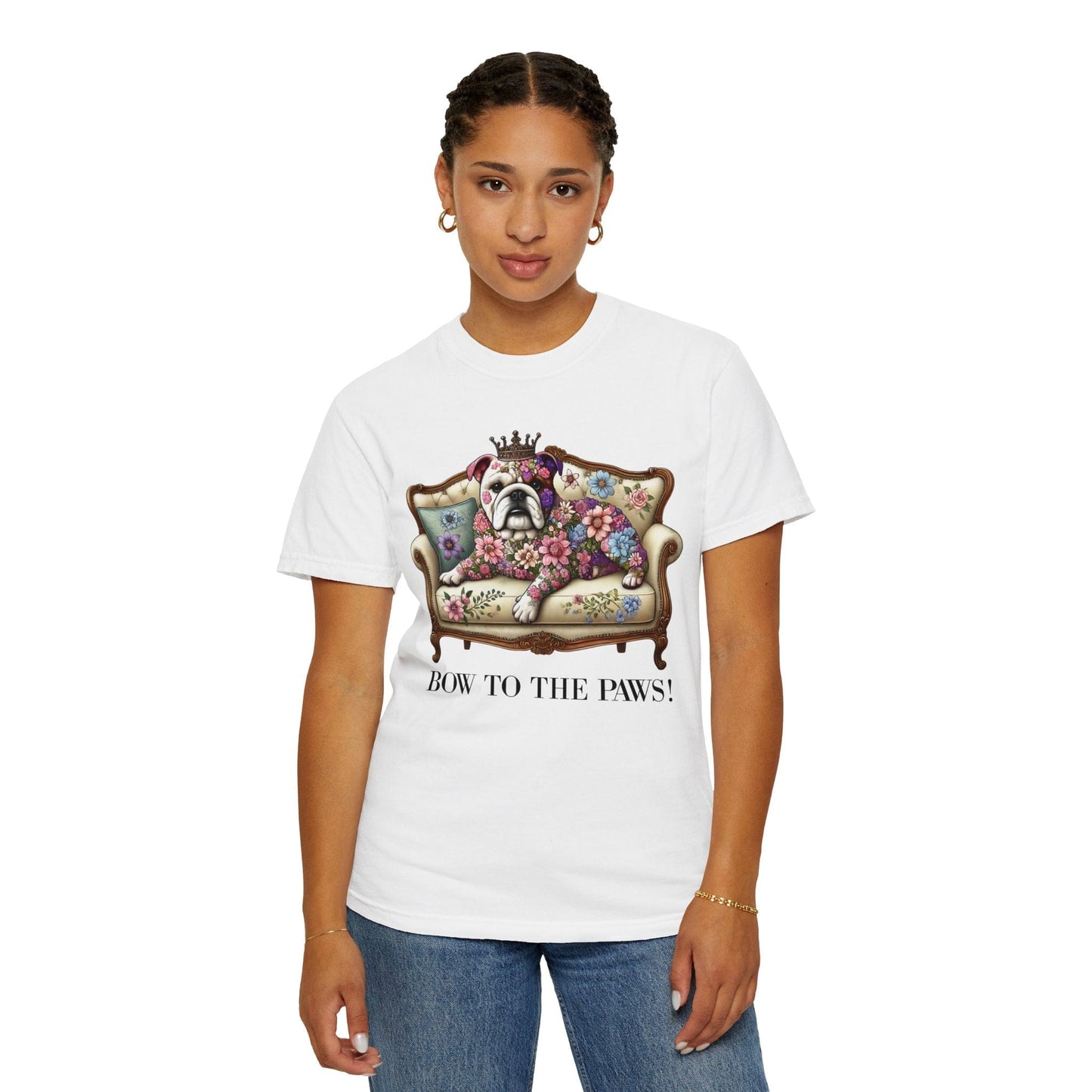 Bulldog Bow To The Paws Light T-shirt