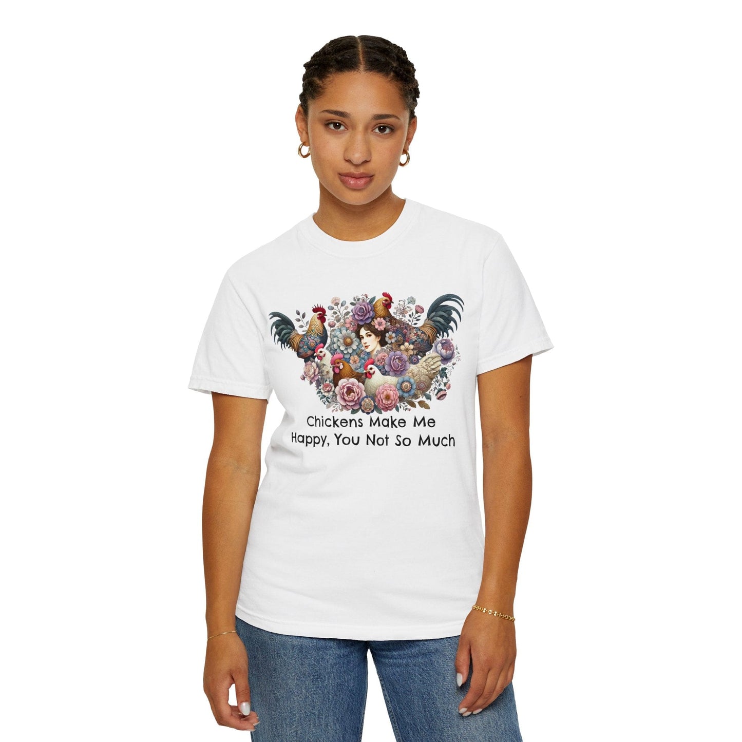 Chickens Make Me Happy Light T-shirt