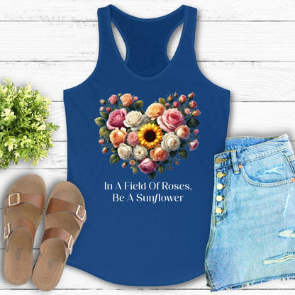 Be A Sunflower Racerback Tank