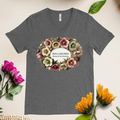 Bloom In The Shadows V-Neck T-Shirt