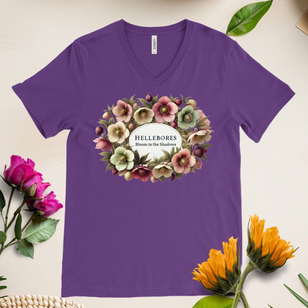 Bloom In The Shadows V-Neck T-Shirt