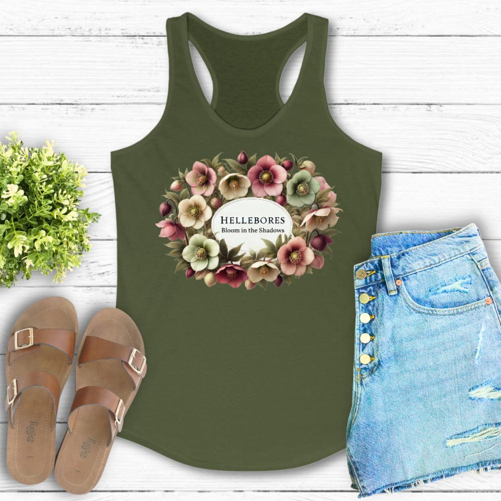 Bloom In The Shadows Racerback Tank