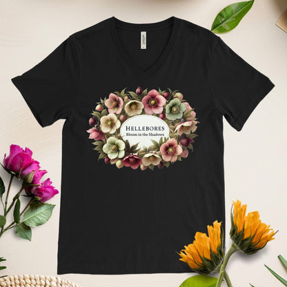 Bloom In The Shadows V-Neck T-Shirt