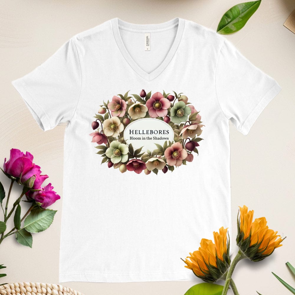 Bloom In The Shadows V-Neck T-Shirt