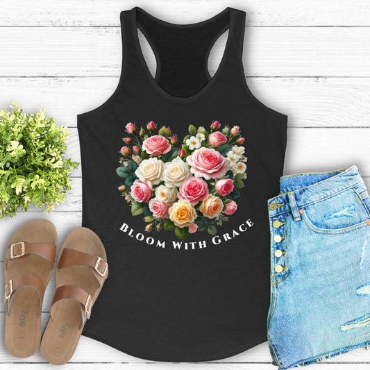 Bloom With Grace Racerback Tank