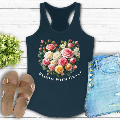 Bloom With Grace Racerback Tank