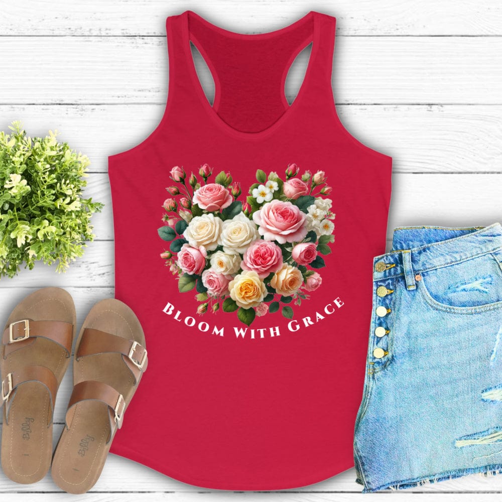 Bloom With Grace Racerback Tank