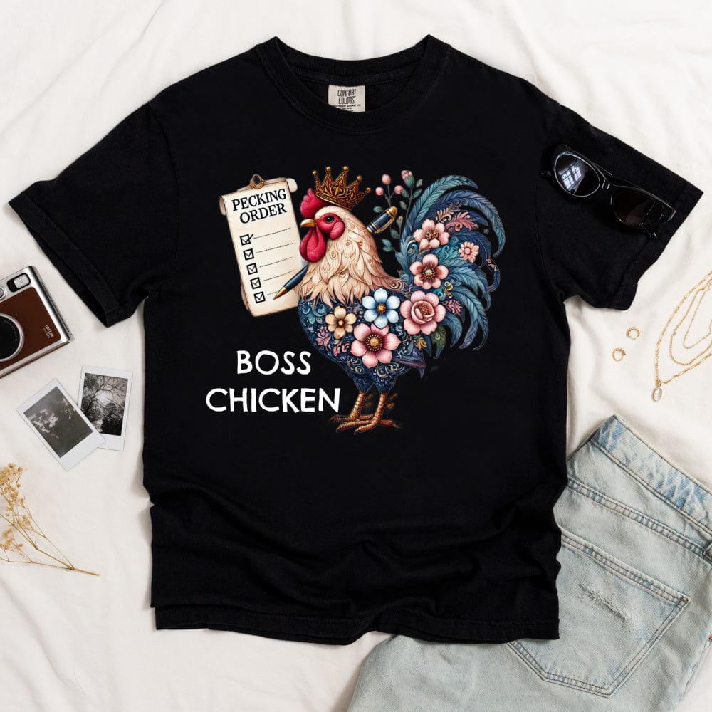 Boss Chicken Dark T-shirt