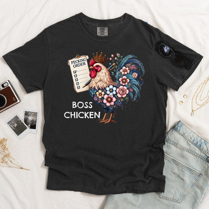 Boss Chicken Dark T-shirt