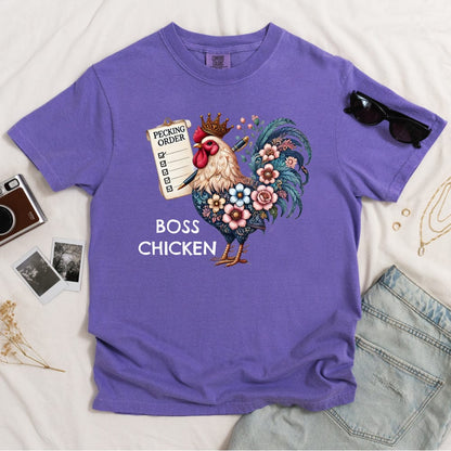 Boss Chicken Dark T-shirt