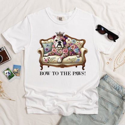 Bulldog Bow To The Paws Light T-shirt