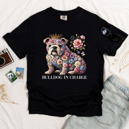 Bulldog In Charge Dark T-shirt