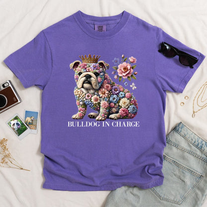 Bulldog In Charge Dark T-shirt