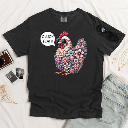 Chicken Cluck Yeah Dark T-shirt