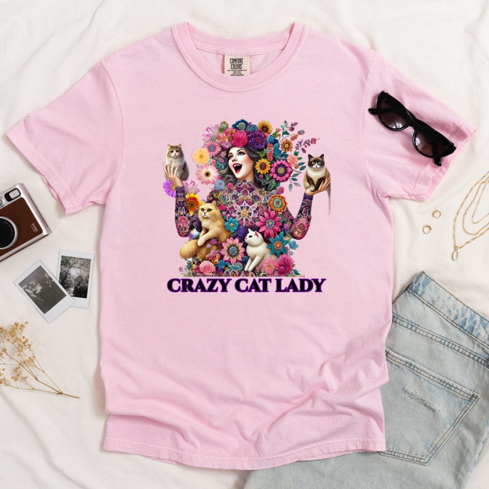 Crazy Cat Lady Light T-shirt