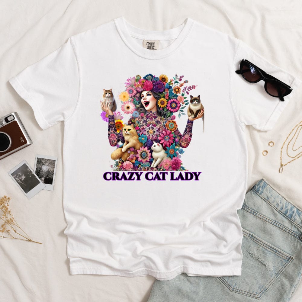 Crazy Cat Lady Light T-shirt