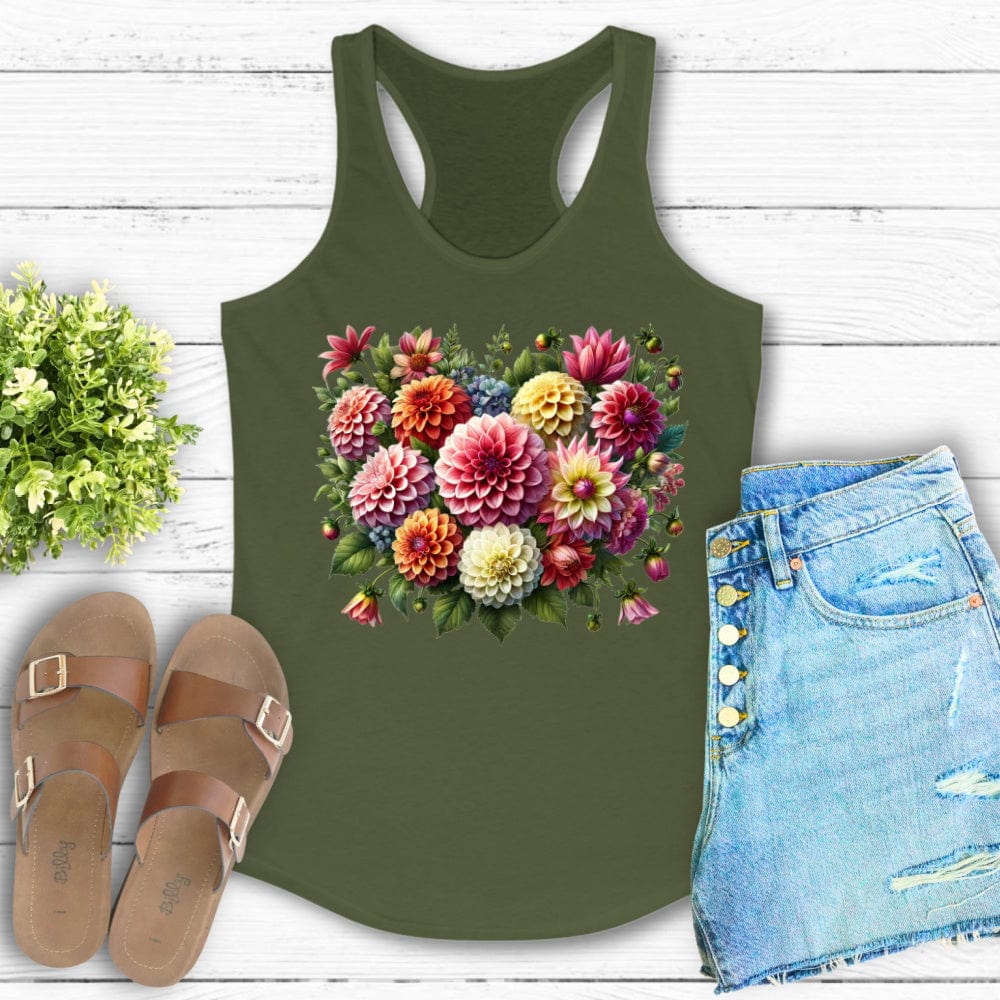 Dahlia Racerback Tank