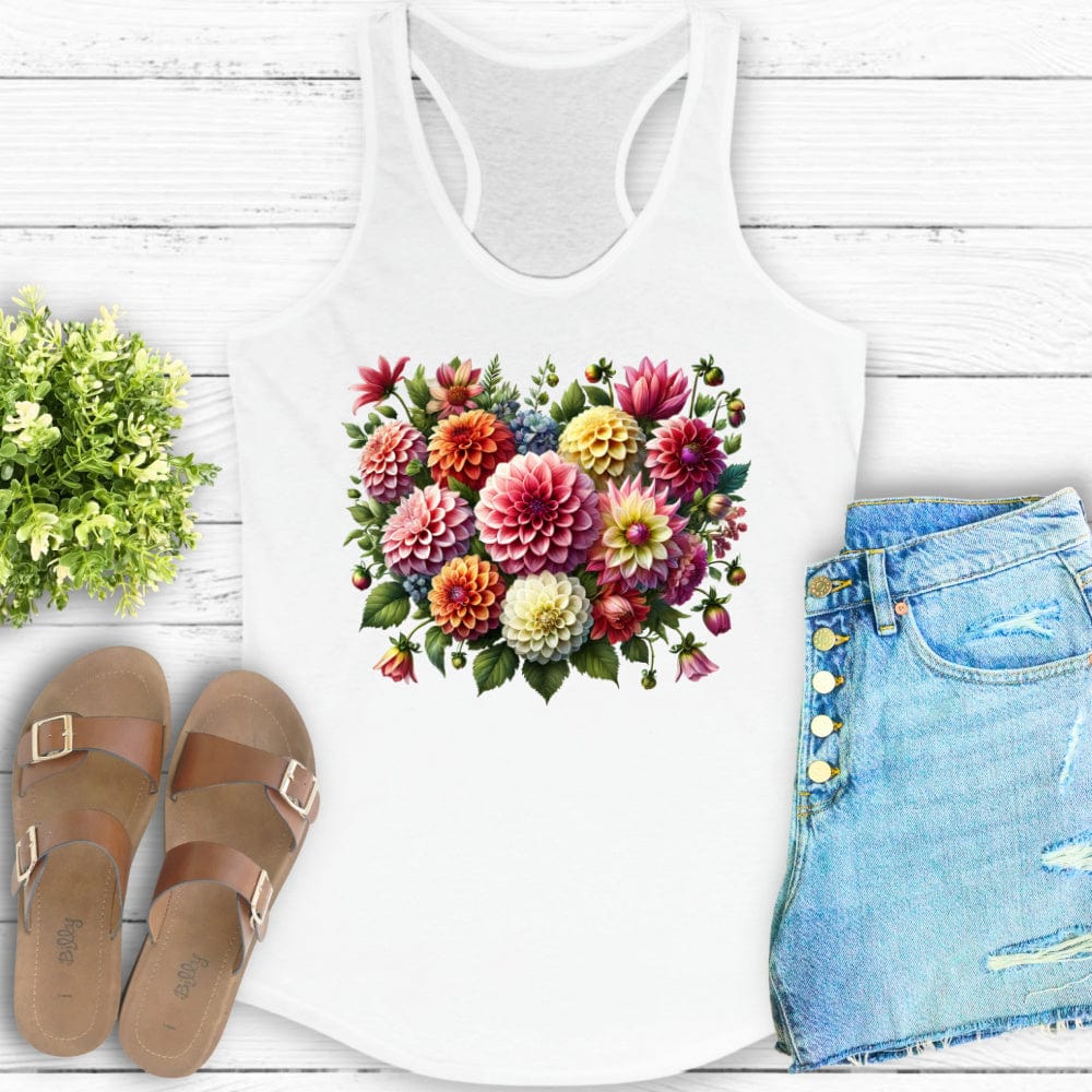 Dahlia Racerback Tank