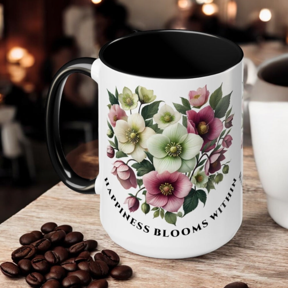 Happiness Blooms Within Mug