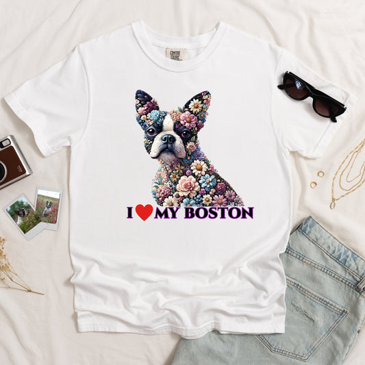 I Love My Boston T-shirt