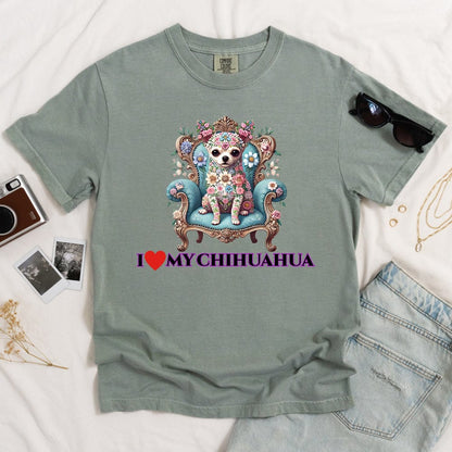 I Love My Chihuahua Light T-shirt