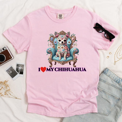 I Love My Chihuahua Light T-shirt