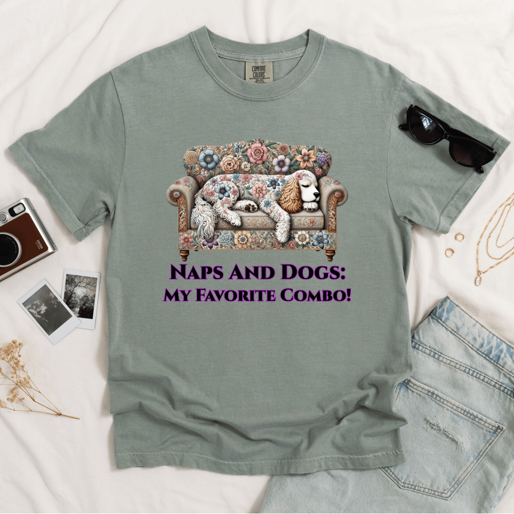 Cocker Spaniel Naps & Dogs Light T-shirt