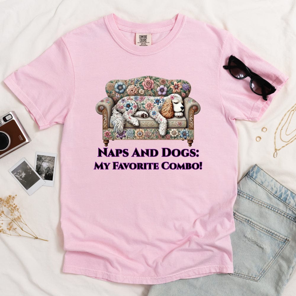 Cocker Spaniel Naps & Dogs Light T-shirt