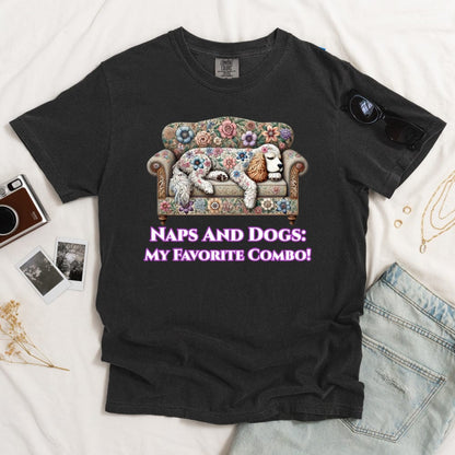 Cocker Spaniel Naps & Dogs Dark T-shirt