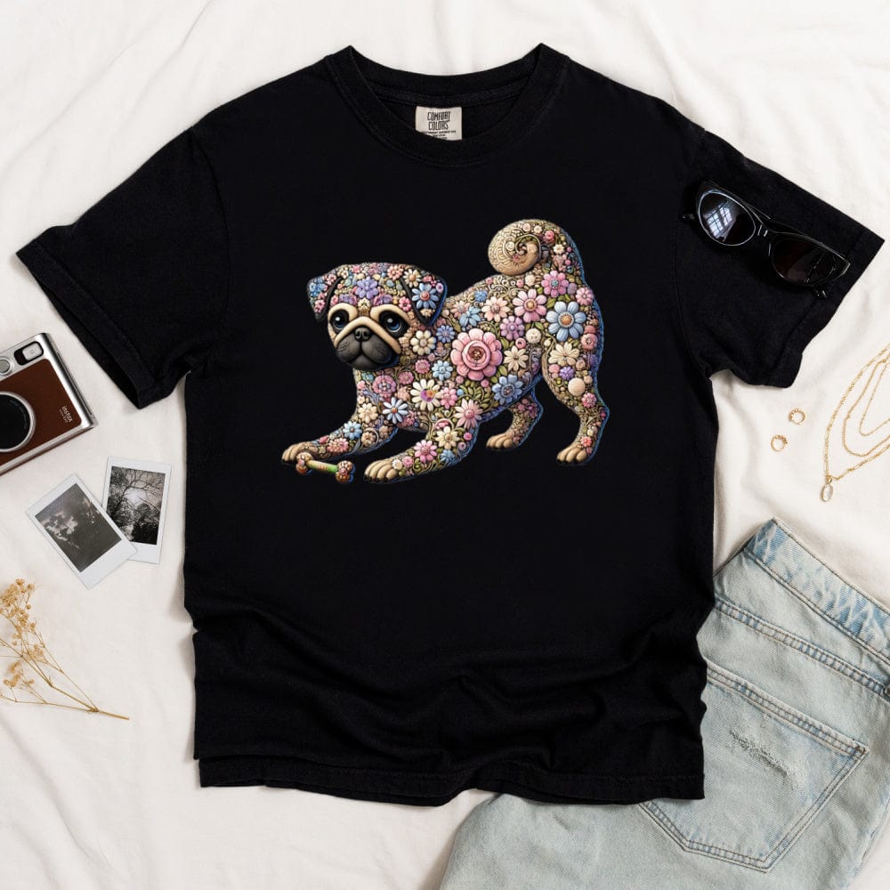 Playful Pug Too T-shirt