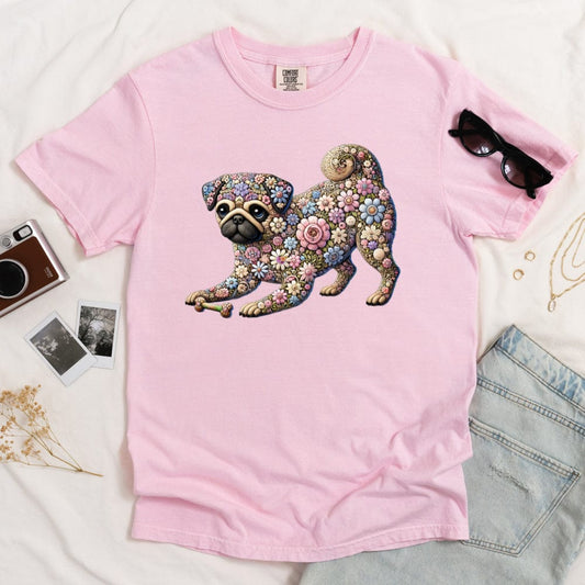 Playful Pug Too T-shirt