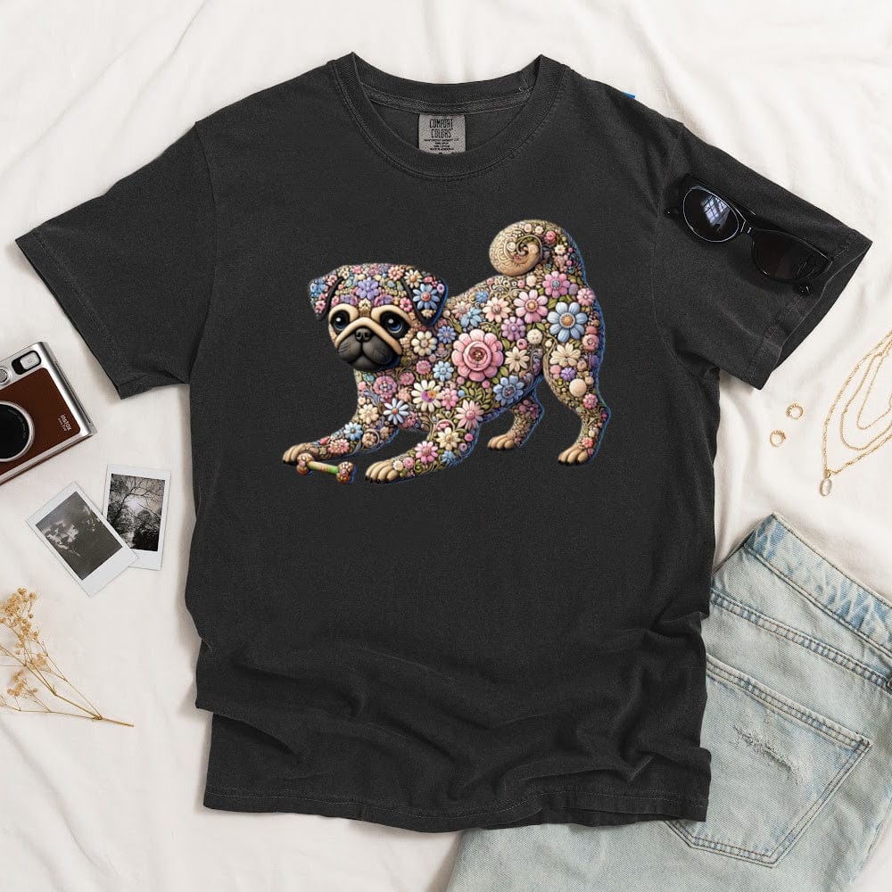 Playful Pug Too T-shirt